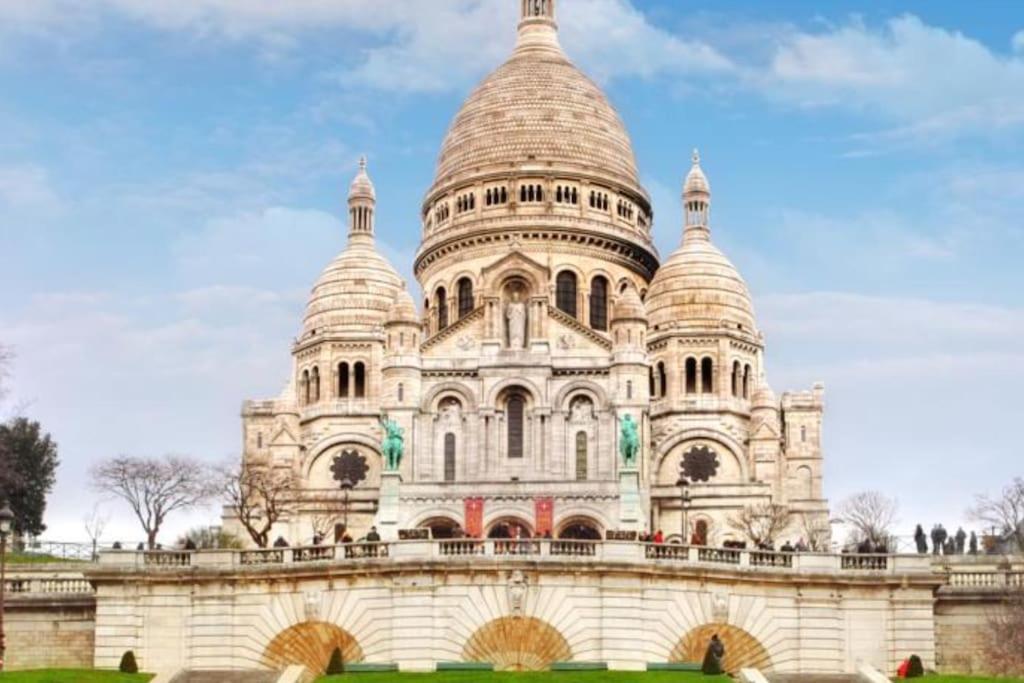 Paris Sacre Coeur Montmartre Et Tour Eiffel, 8 People,アパートメント エクステリア 写真